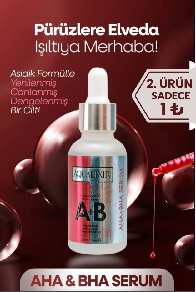 Aha & Bha Canlandırıcı & Ve Nemlendirici Serum 30 ML