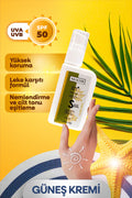 Leke Karşıtı Yüksek Korumalı 50 Spf Güneş Kremi 50 ml