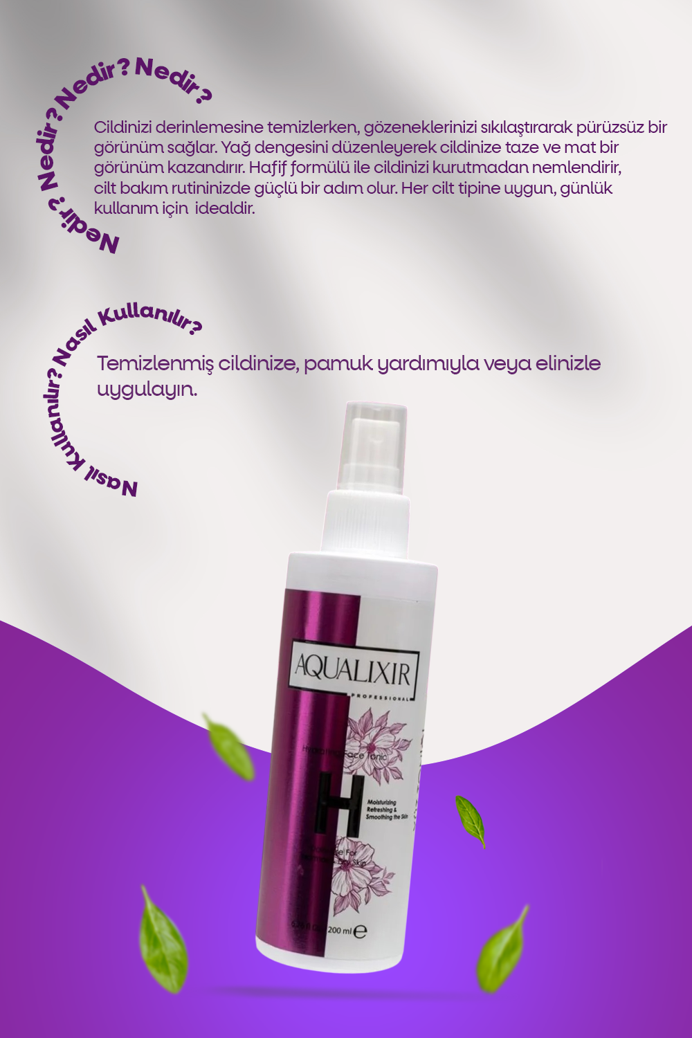 Gözenek Sıkılaştırıcı, Arındırıcı Ve Yağ Dengeleyici Tonik 200 ML