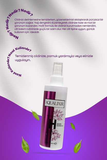 Gözenek Sıkılaştırıcı, Arındırıcı Ve Yağ Dengeleyici Tonik 200 ML