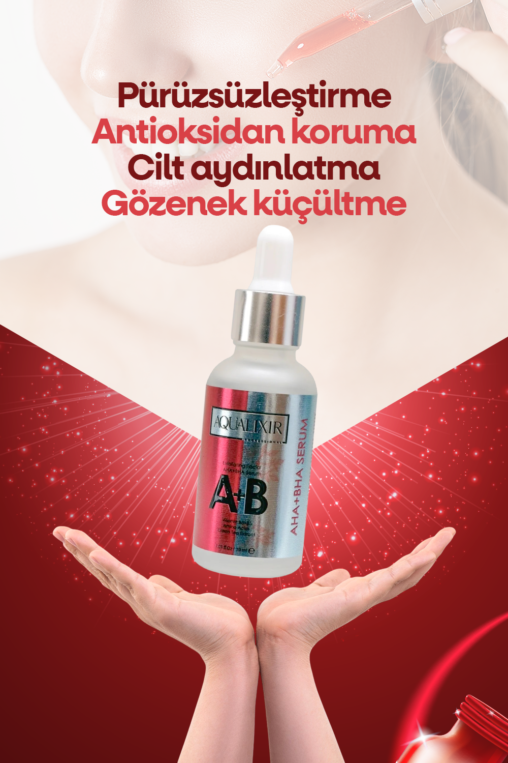 Aha & Bha Canlandırıcı & Ve Nemlendirici Serum 30 ML
