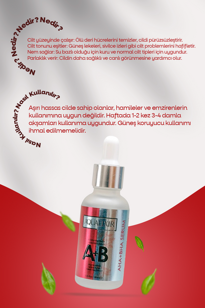 Aha & Bha Canlandırıcı & Ve Nemlendirici Serum 30 ML