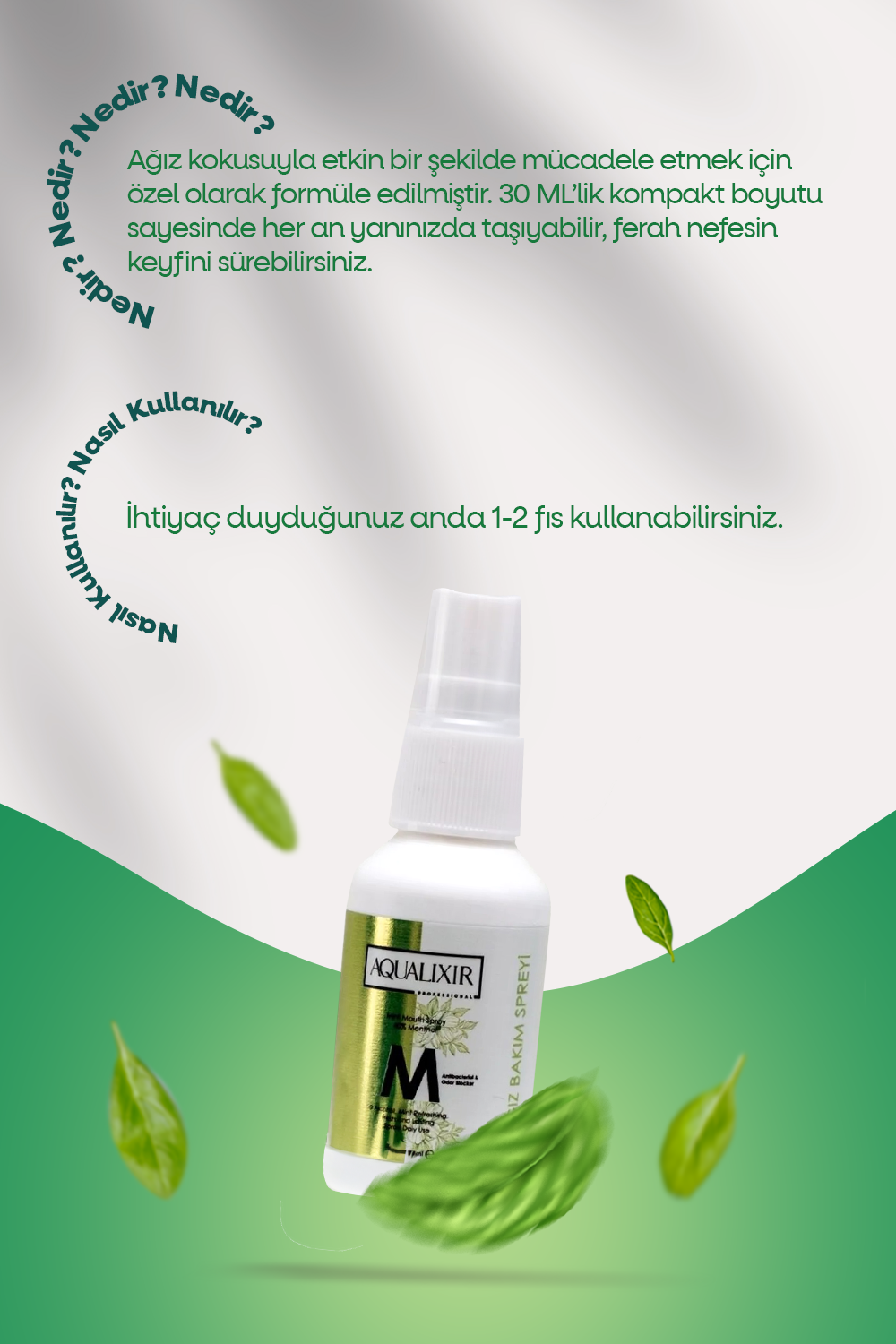 Ağız Kokusu Önleyici Sprey 30 ML